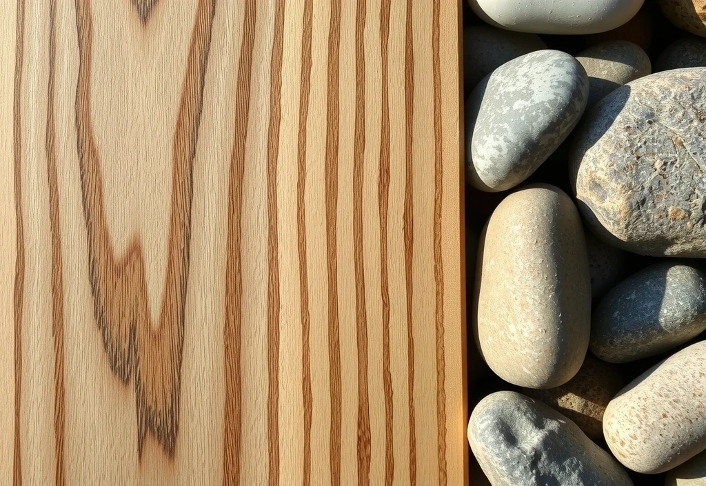 Textures naturelles et luxe
